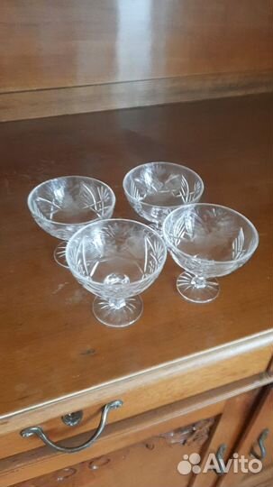 Креманки хрустальные