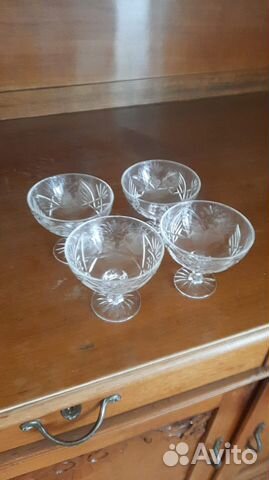 Креманки хрустальные
