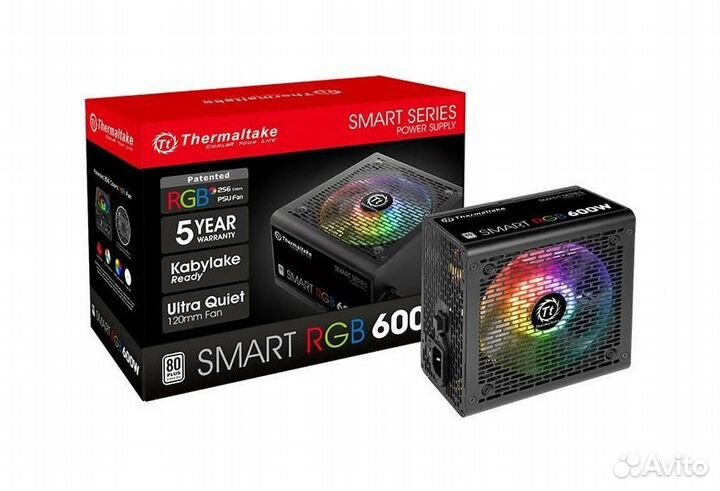 Блок питания Thermaltake Smart RGB, 600 Вт (PS-SPR