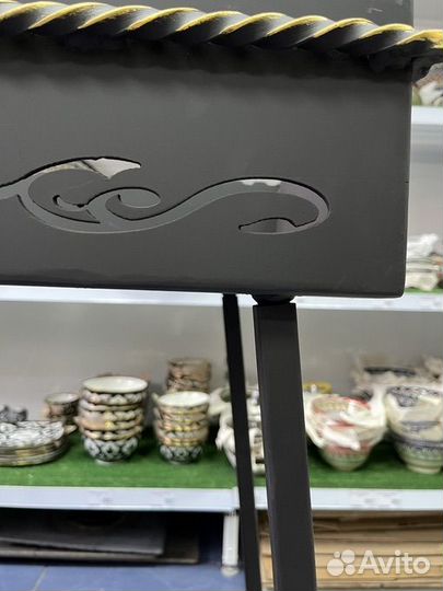 Мангал трансформер премиум с полкой столиком