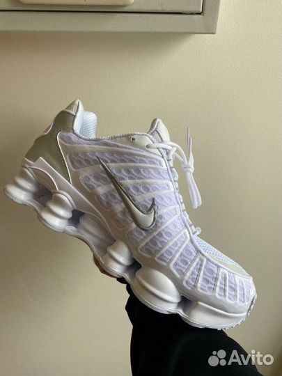 Кроссовки Nike Shox TL White Размеры 36-45