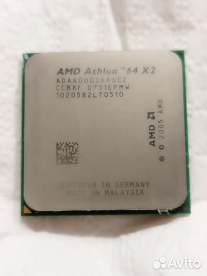 AMD Phenom II X4 955, Athlon 64 X2 6000+ процессор