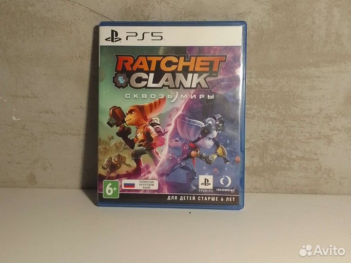 Игра для ps5 Ratchet and clank сквозь миры