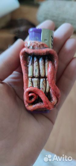 Глиняный чехол для зажигалки