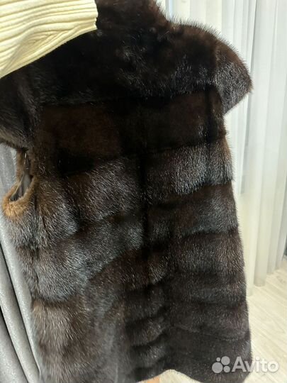 Норковый меховой жилет