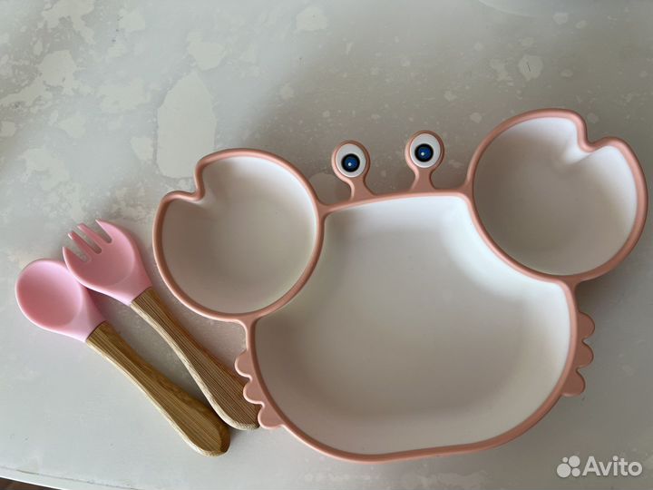 Детская посуда для кормления силиконовая