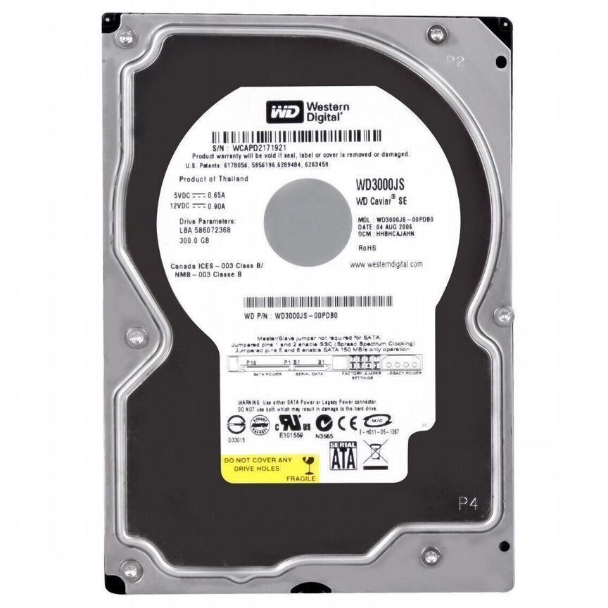 [WD3000JD] Жесткий Диск Western Digital 300gb Sata Wd3000jd