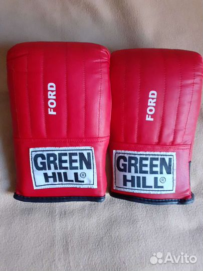 Перчатки снарядные для бокса green hill ford