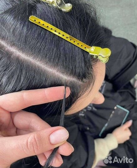 Наращивание волос Модель