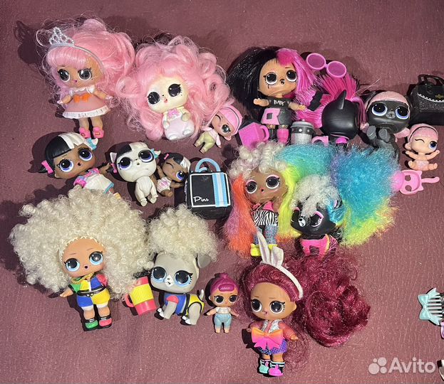 Лот кукол Lol 92шт