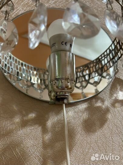 Люстра бра хрустальная