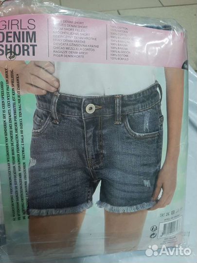 Джинсовые шорты для девочки