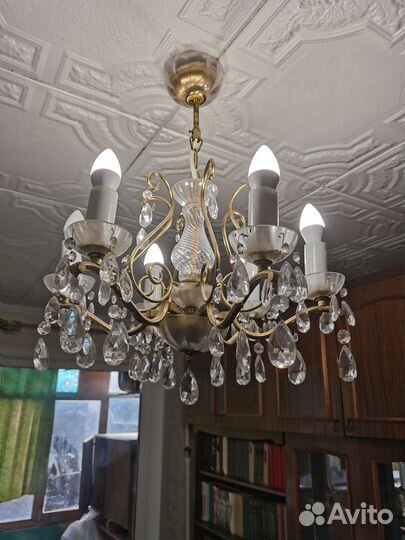 Хрустальная люстра СССР