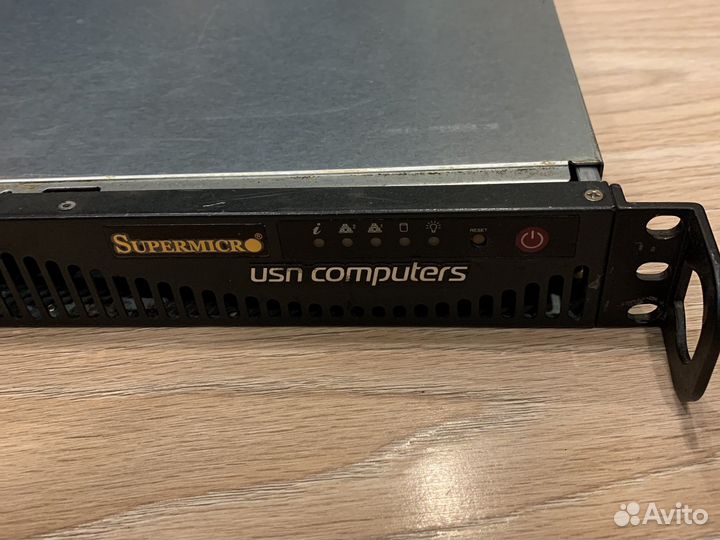 Корпус supermicro 1u usm 44x37