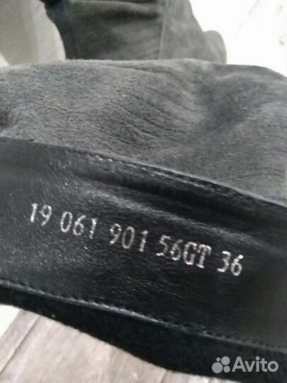 Сапоги нат.замша 36 размер весна осень