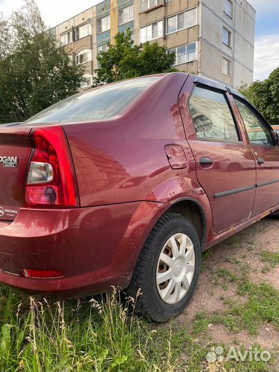 Renault Logan 1.4 МТ, 2012, битый, 203 365 км