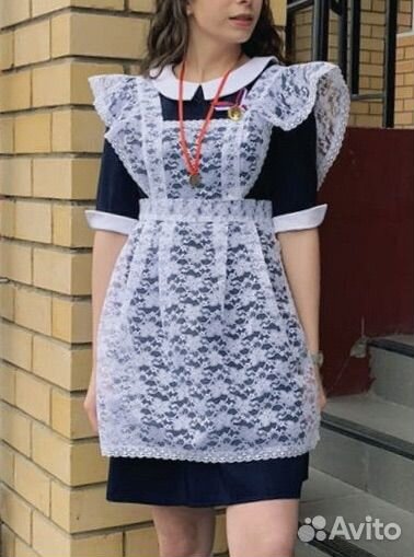 Школьный фартук и платье