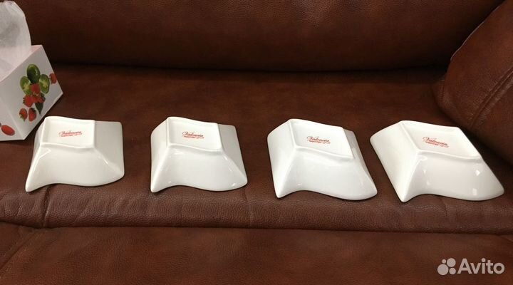 Фарфор - набор из 4 десертных блюд Valencia