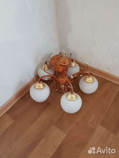 Люстра потолочная подвесная бу