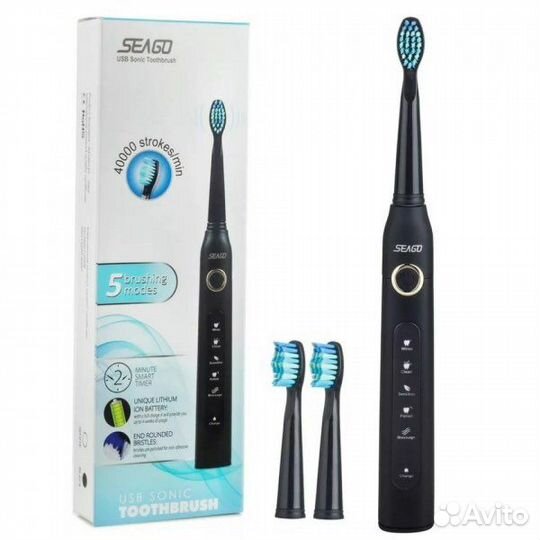 Съёмные насадки для электрической щетки Seago