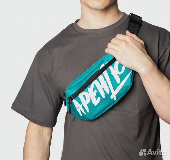 Сумка мужская на пояс, бананка, поясная сумка