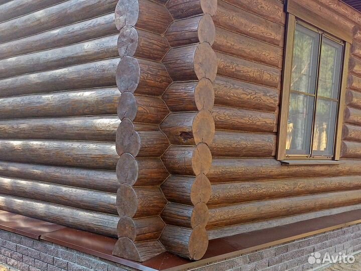 Шлифовка,конопатка срубов