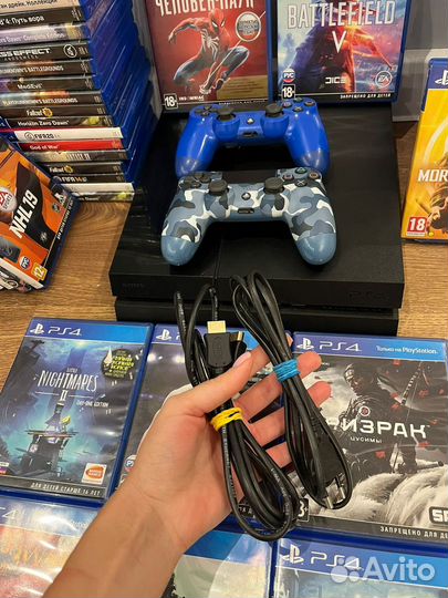Sony PS4 fat + 400 игр