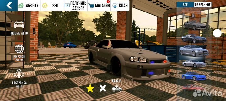 Машины в кар паркинг