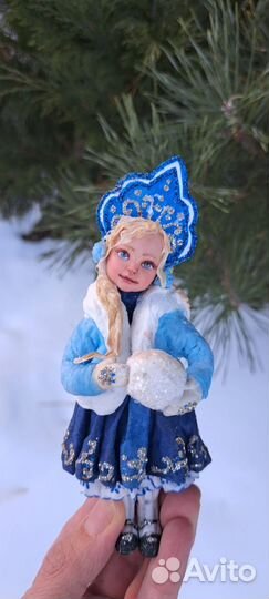 Ватные елочные игрушки