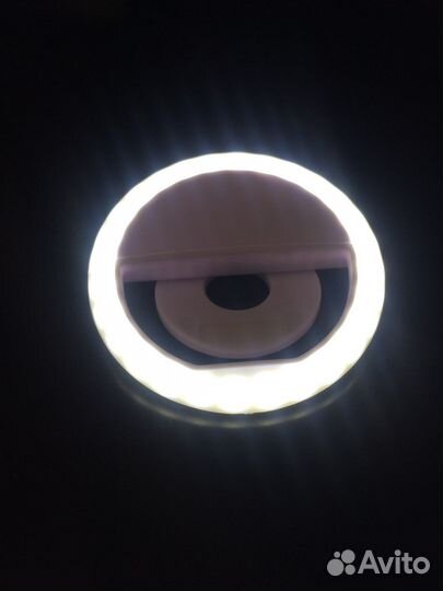 Кольцевая селфи лампа со встроенным аккумулятором