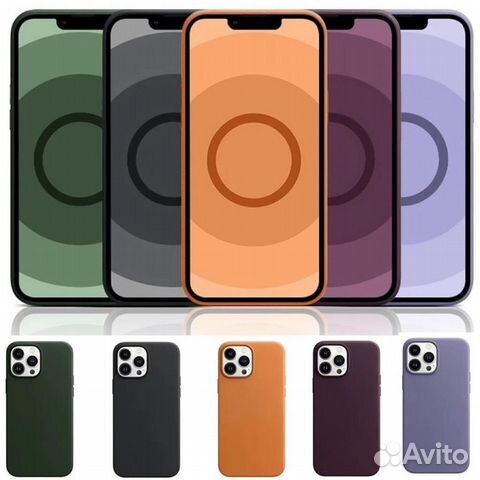 Leather case кожаный чехол на iPhone 11/12/13/14