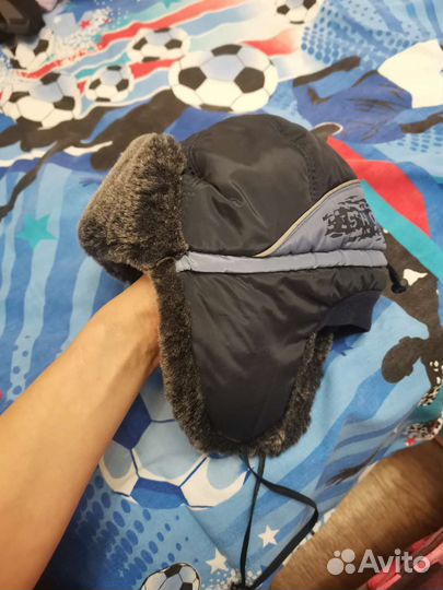 Шапка шлем для мальчика