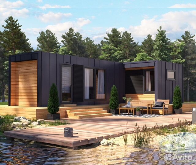 Производство модульных и каркасных домов в цеху