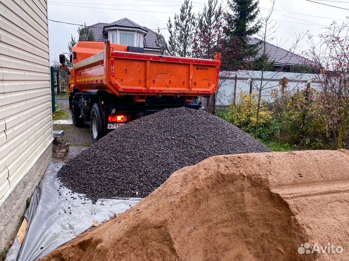 Щебень известняковый с доставкой