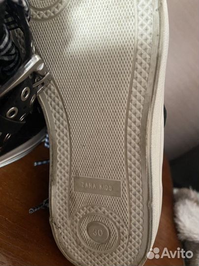 Кеды zara 19 см стелька