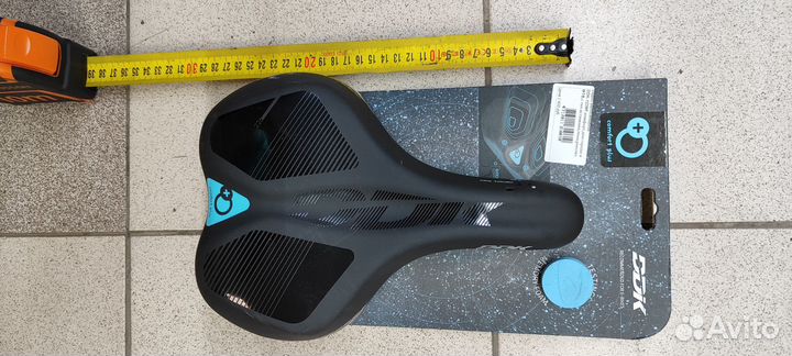 Седло велосипедное DDK D-123 MF гелевые вставки