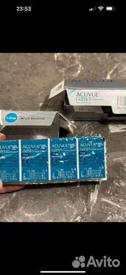 Линзы acuvue oasys -3