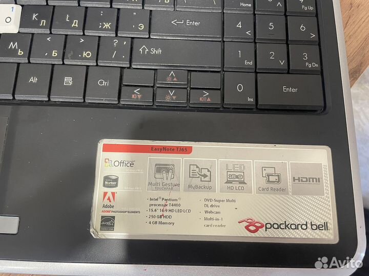 Packard bell GT210(512mb) /4ram/250hdd