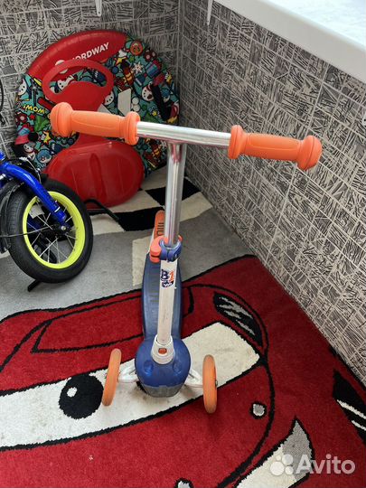 Самокат детский трехколесный бу