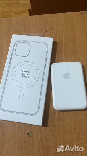 Чехол на iPhone 11 с magsafe и повербанк magsafe