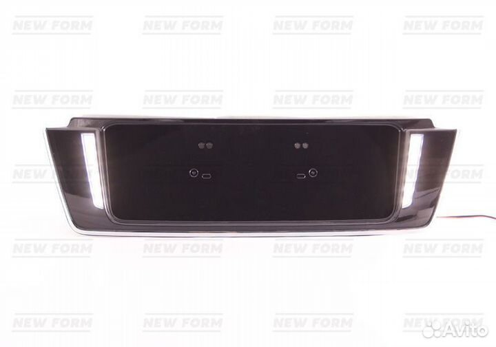 Накладка под номер черная Lexus LX 570