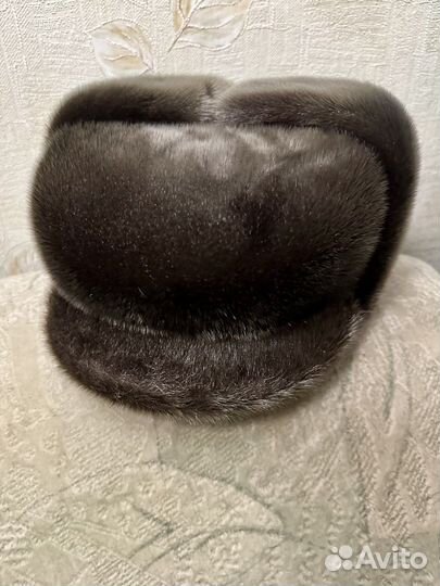 Меховая Мужская шапка нерпа
