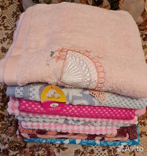 Полотенца банные лицевые кух.ссср,китай,узбекистан