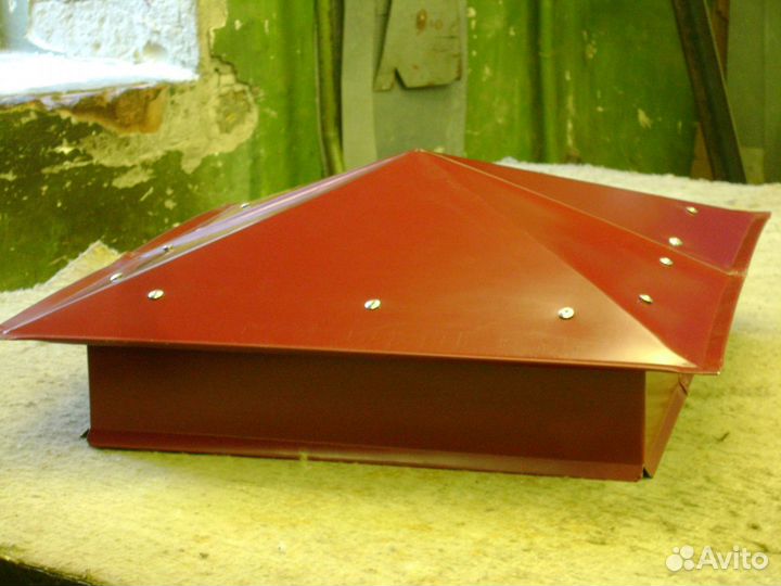 Зонт для кирпичных столбов