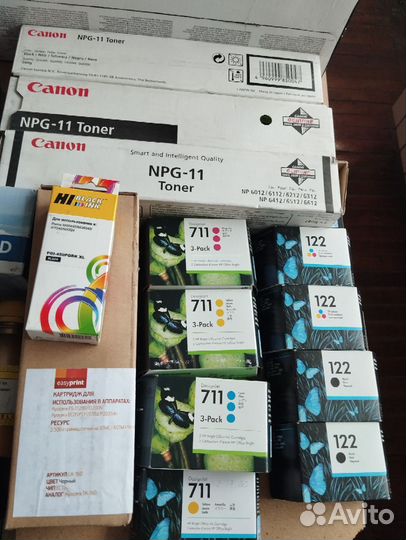 Картриджи, тонер HP/Xerox/Kyocera/Сanon/Ricoh