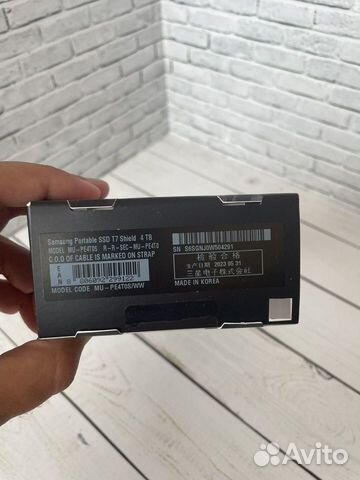 SSD Samsung T7 Shield 4Tb объявление продам