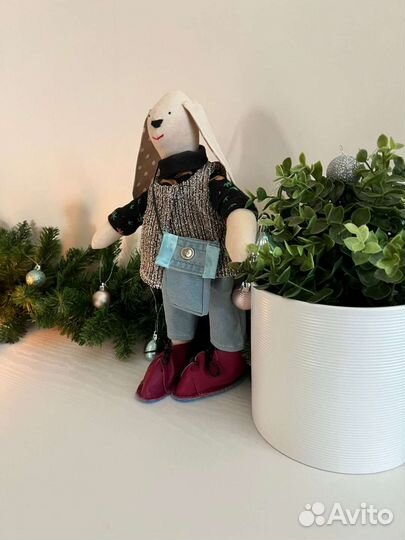 Интерьерная игрушка Заяц Тильда