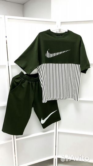 Nike костюм (шорты+футболка)