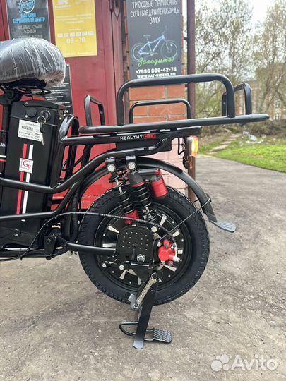 Электровелосипед GT monster 60V21AH1000W+аква