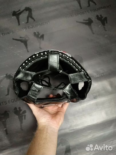 Боксёрский шлем Fairtex HG4 black